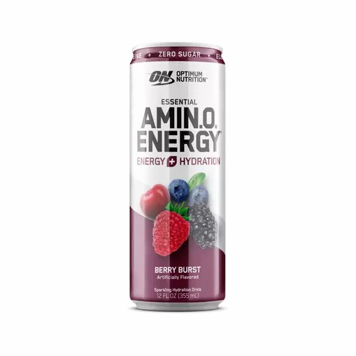 Optimum Nutrition ESSENTIAL AMIN.O. ENERGY+ Electrolytes Sparkling Berry Burst 355ml * 12 Cans (12 Servings) Polska | 649128VJA